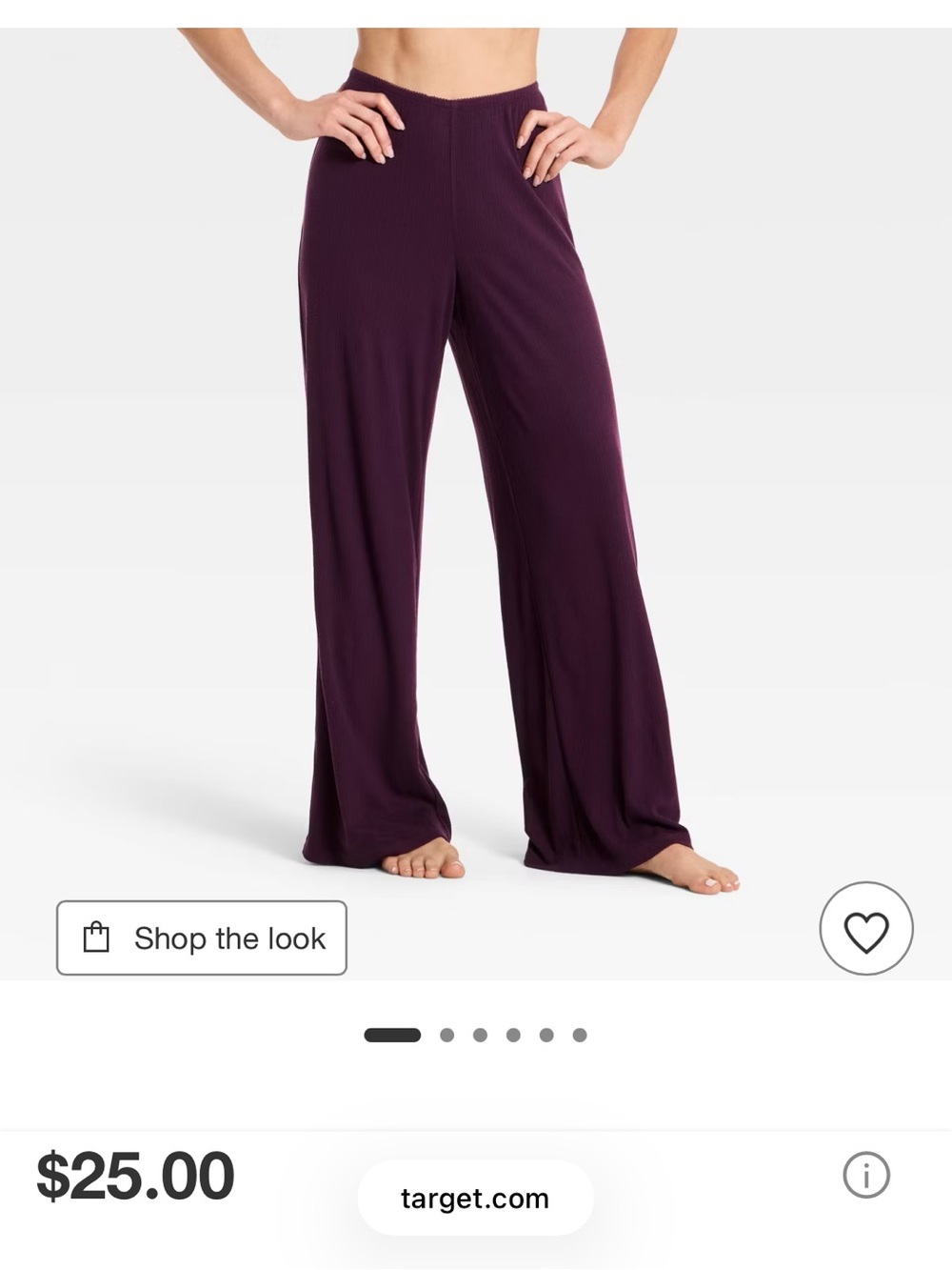 Plum Ribbed Pants pajamas pj’s pjs purple lace trip